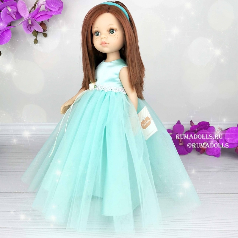 Кукла Кристи в платье «Амазонит», 32 см