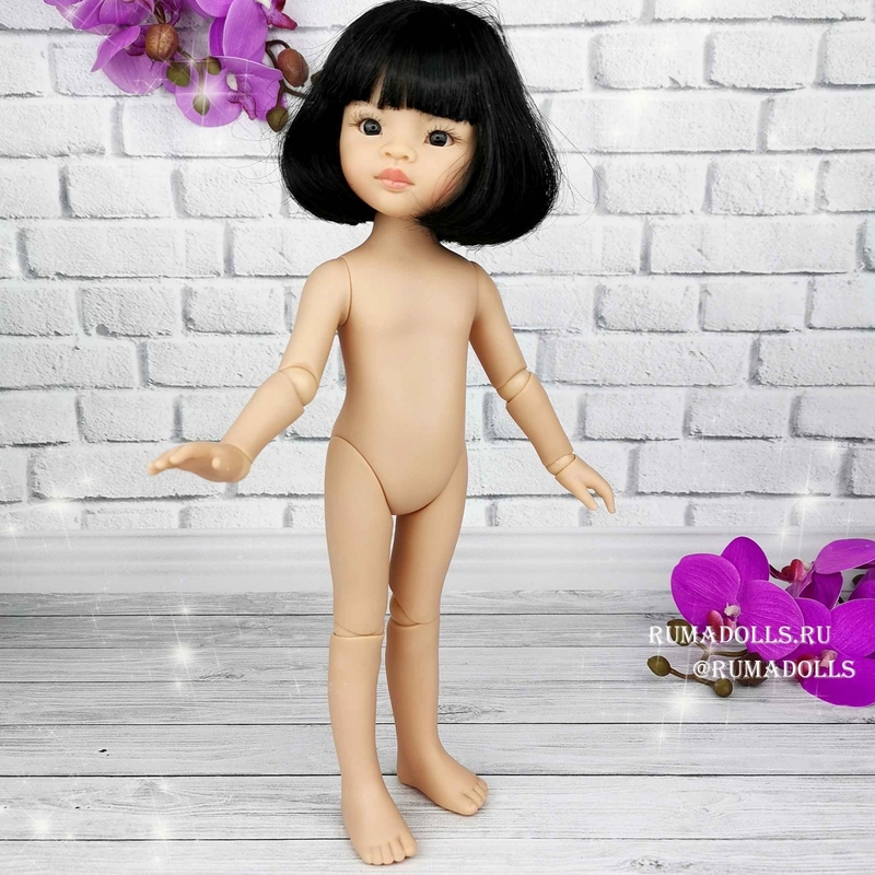Кукла Лиу без одежды на шарнирном теле, арт. RD07035