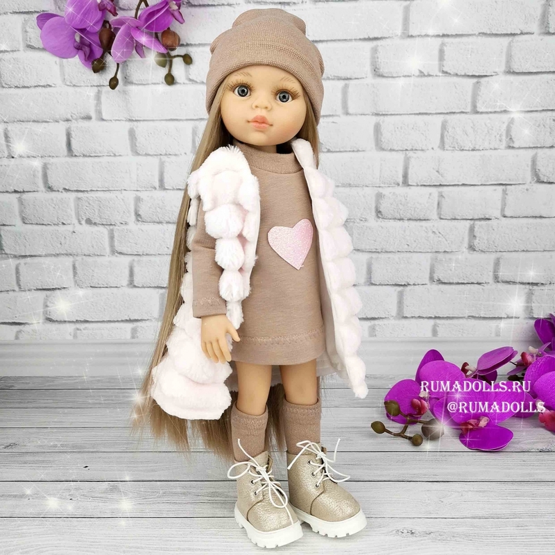 Кукла Карла в одежде, арт. RD00125, 32 см