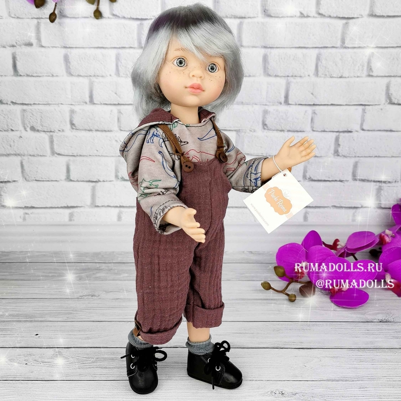 Кукла Серхио, шарнирная, арт. 04855, 32 см