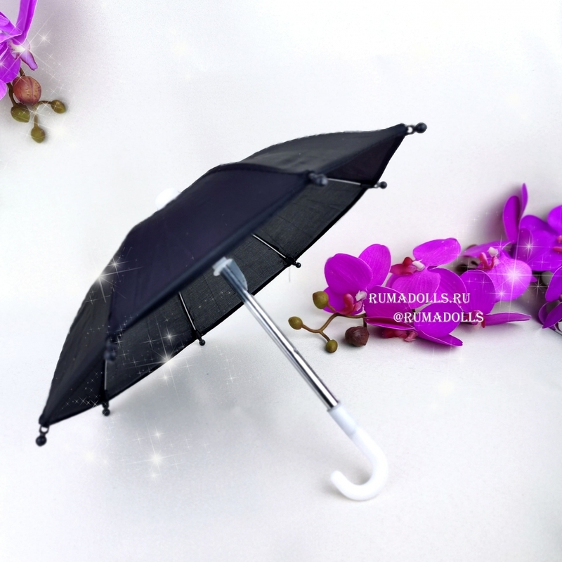 Зонтик складной Черный - 15