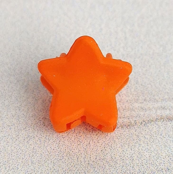 Заколка «Мини-звездочка» Оранжевый - 8
