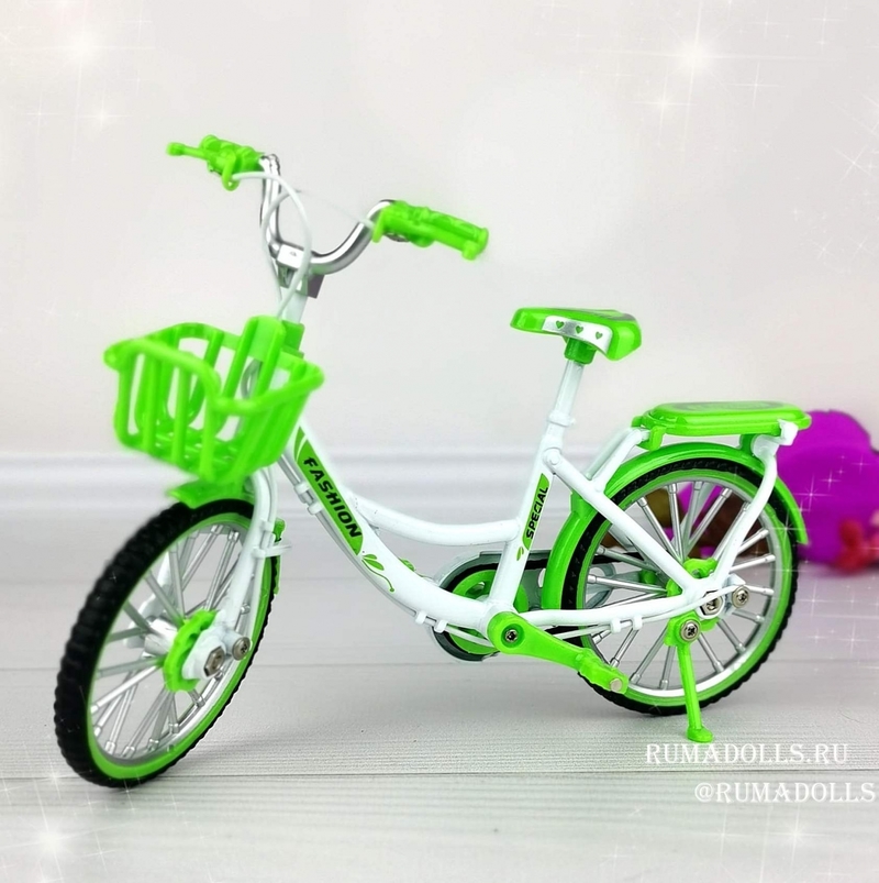 Велосипед для мини-подружек Paola Reina 21см Зеленый - 16
