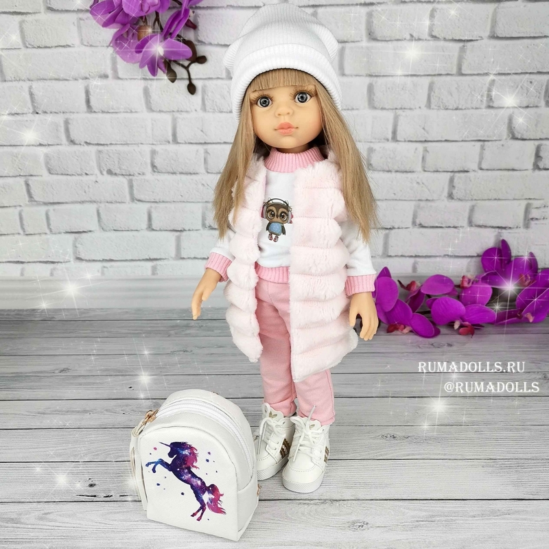 Кукла Карла «Sport Style» RD00089, 32 см В розовом - 6