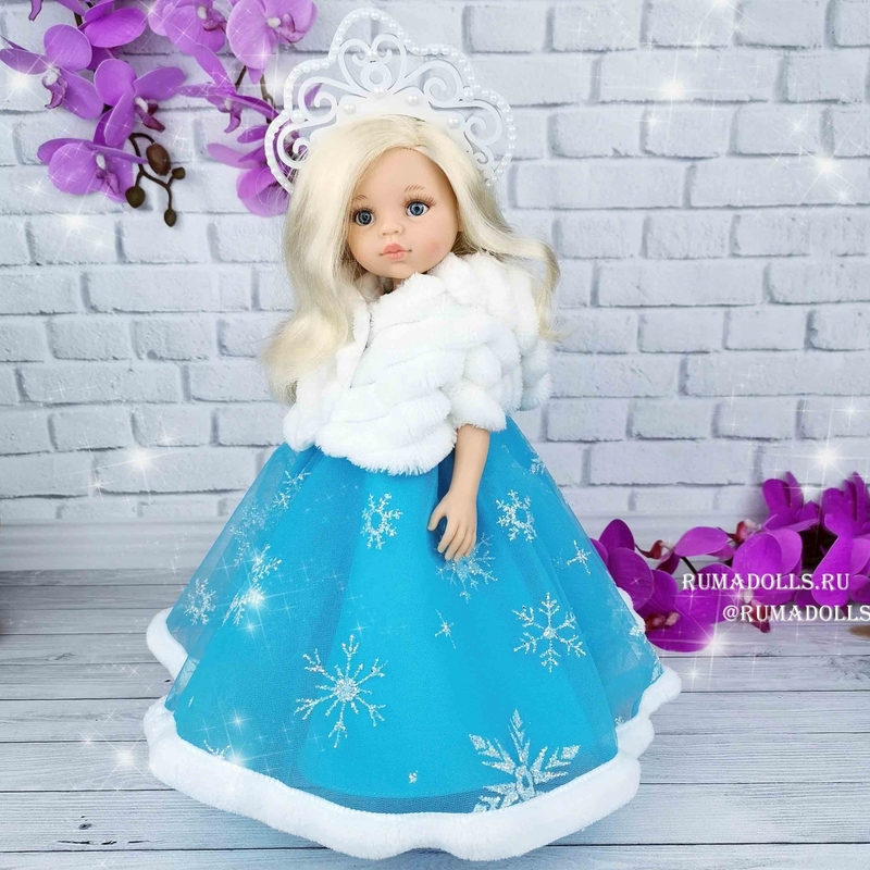 Кукла Клаудия «Снегурочка» RD00165, 32 см