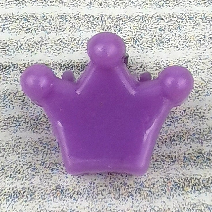 Заколка «Корона» лакированная RD04102 Фиолетовая - 16