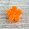 Заколка «Цветочек» лакированный RD04084 Ярко-оранжевый - 6