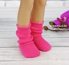 Носки для кукол 32 см., 84ХХХ Темно-розовые - 9